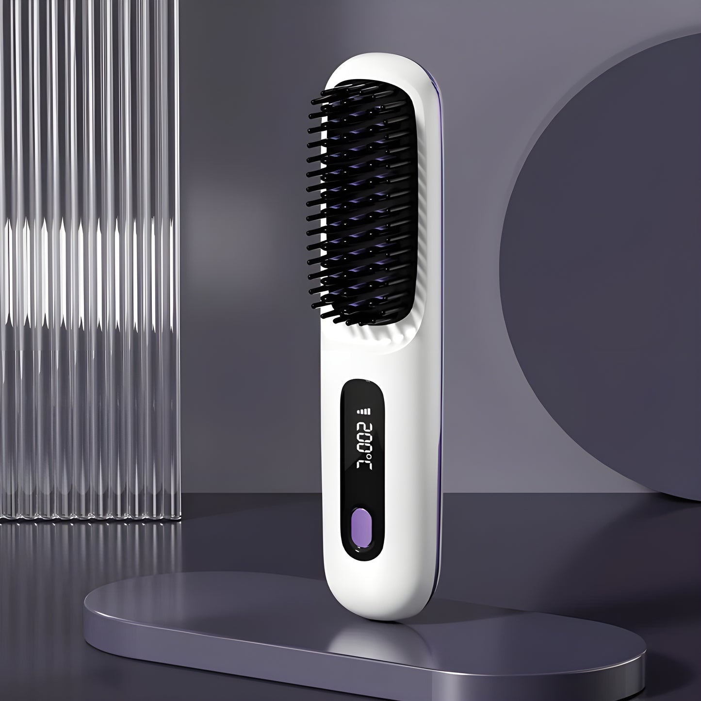 LuxBrush Pro - Draadloze Stylingborstel voor Perfect Haar, Altijd en Overal