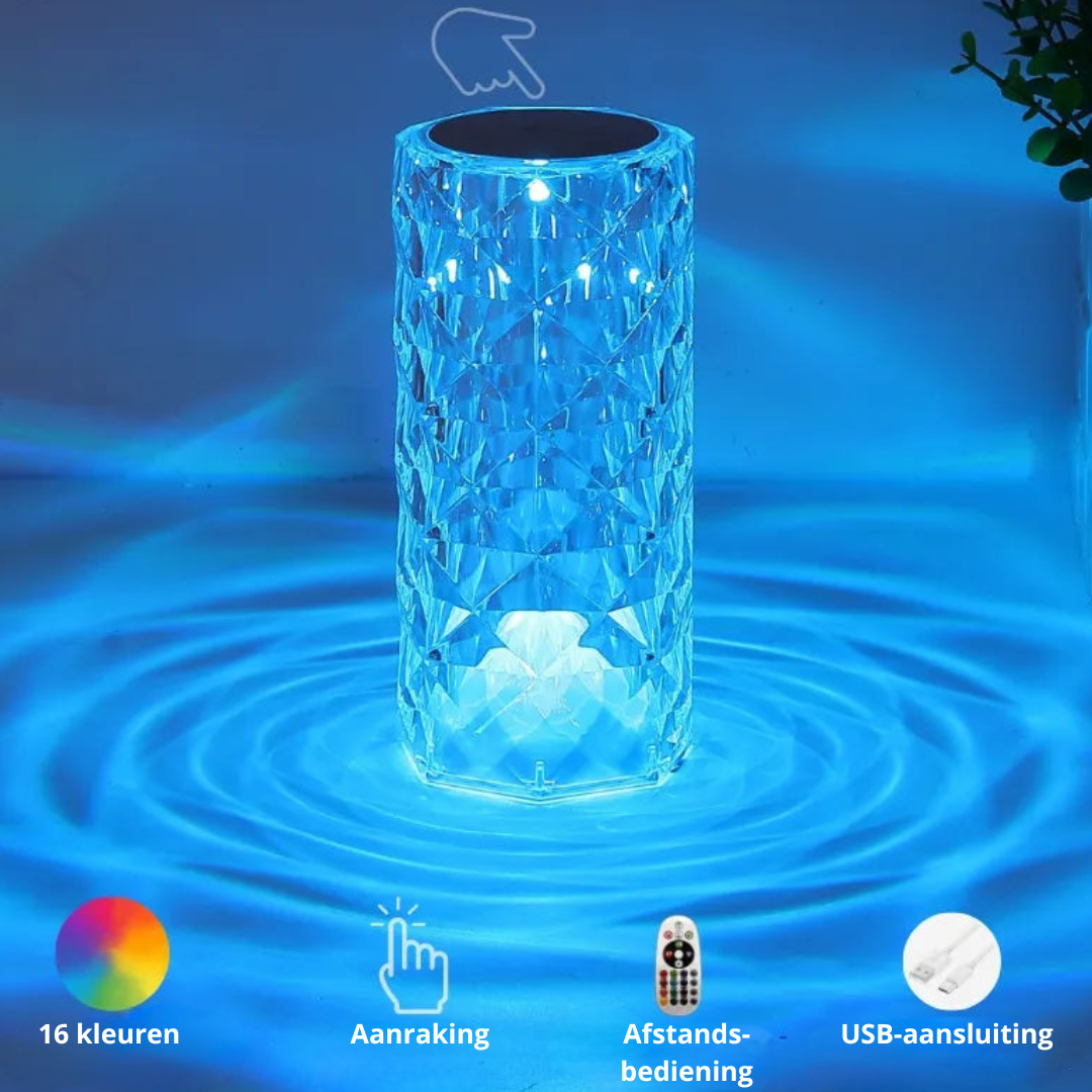 Kristallen tafellamp I Maak van je kamer een magische ruimte