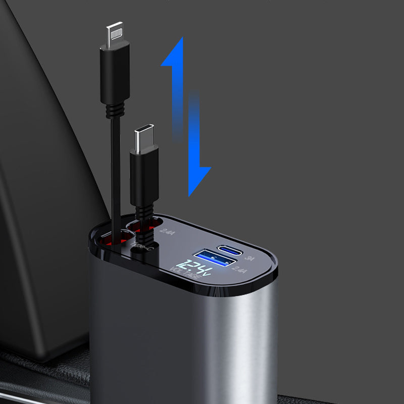 LuxCharge Pro – Intrekbare autolader voor stijlvolle en moeiteloze opladen