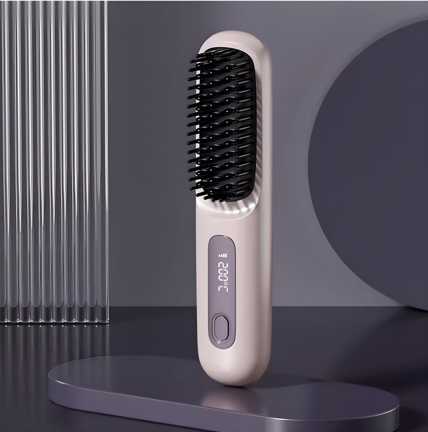 LuxBrush Pro - Draadloze Stylingborstel voor Perfect Haar, Altijd en Overal