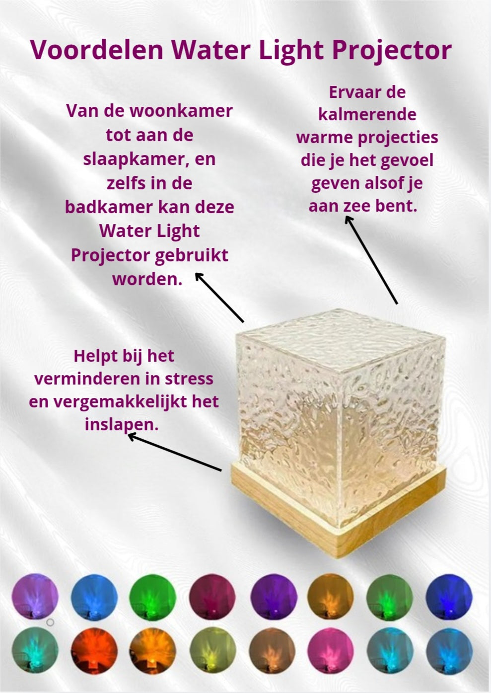 Water light projector | voor een rustgevende omgeving