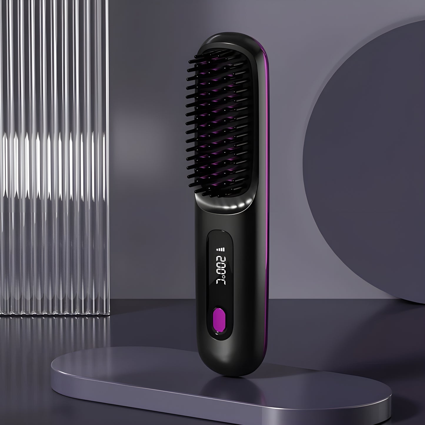 LuxBrush Pro - Draadloze Stylingborstel voor Perfect Haar, Altijd en Overal