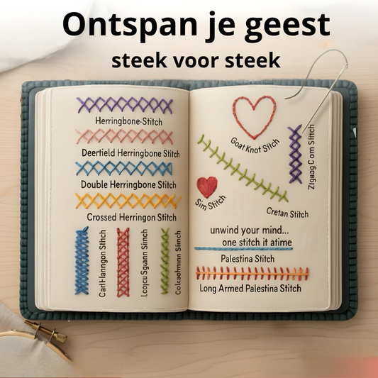 Mindful Stitch™ – Creatieve ontspanning en borduurkunst in perfecte harmonie