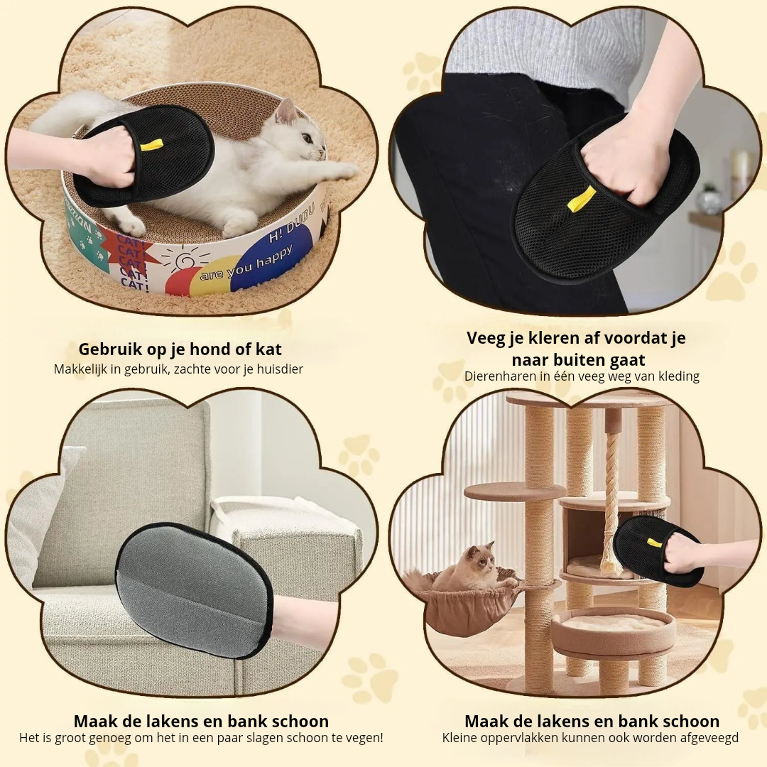 FurEase Pro – Verwijder moeiteloos dierenharen én verzorg uw huisdier in één beweging