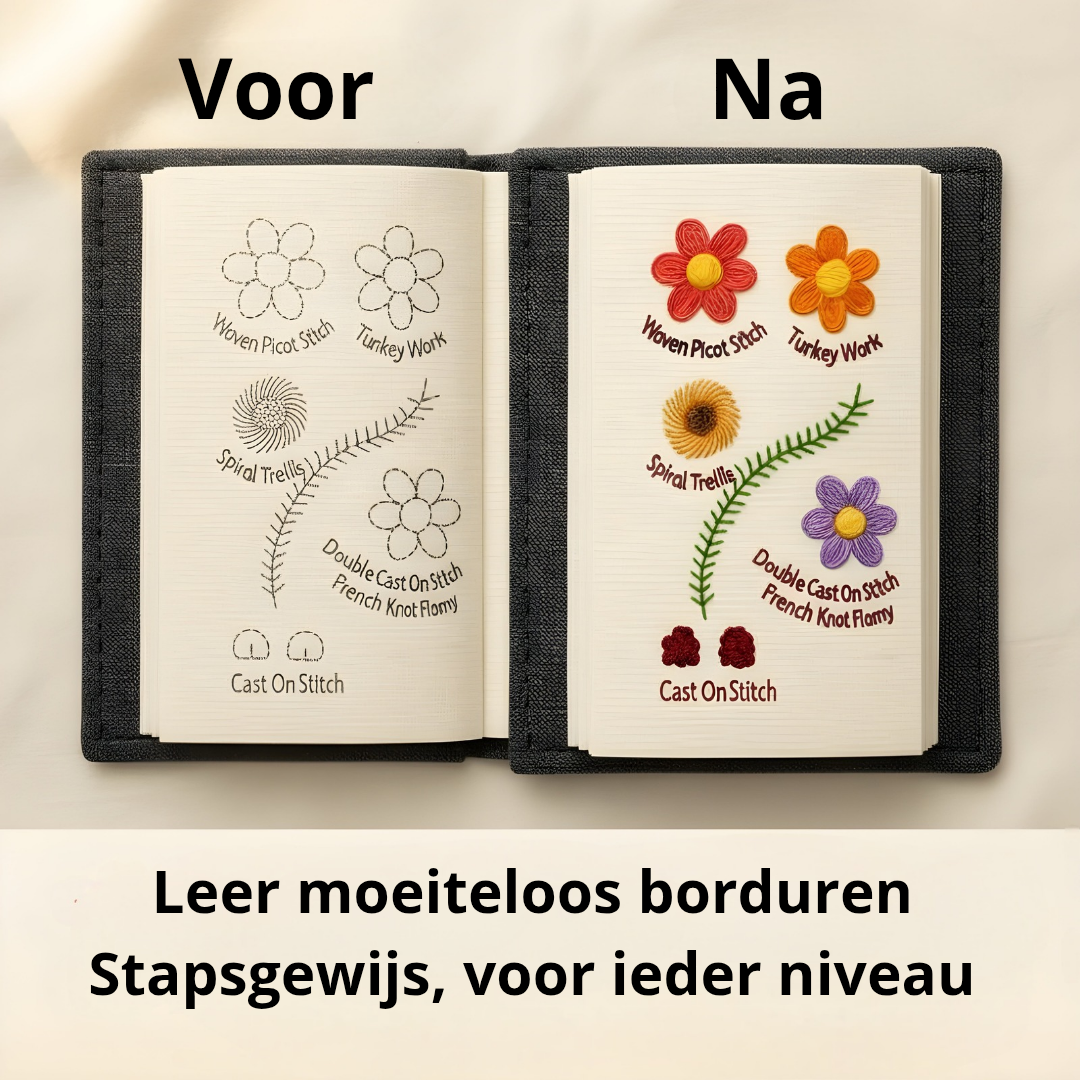 Mindful Stitch™ – Creatieve ontspanning en borduurkunst in perfecte harmonie